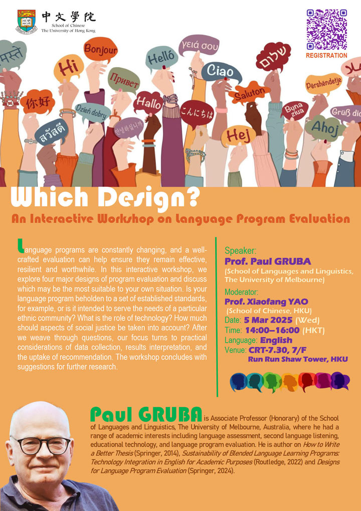 Which Design? An Interactive Workshop on Language Program Evaluation